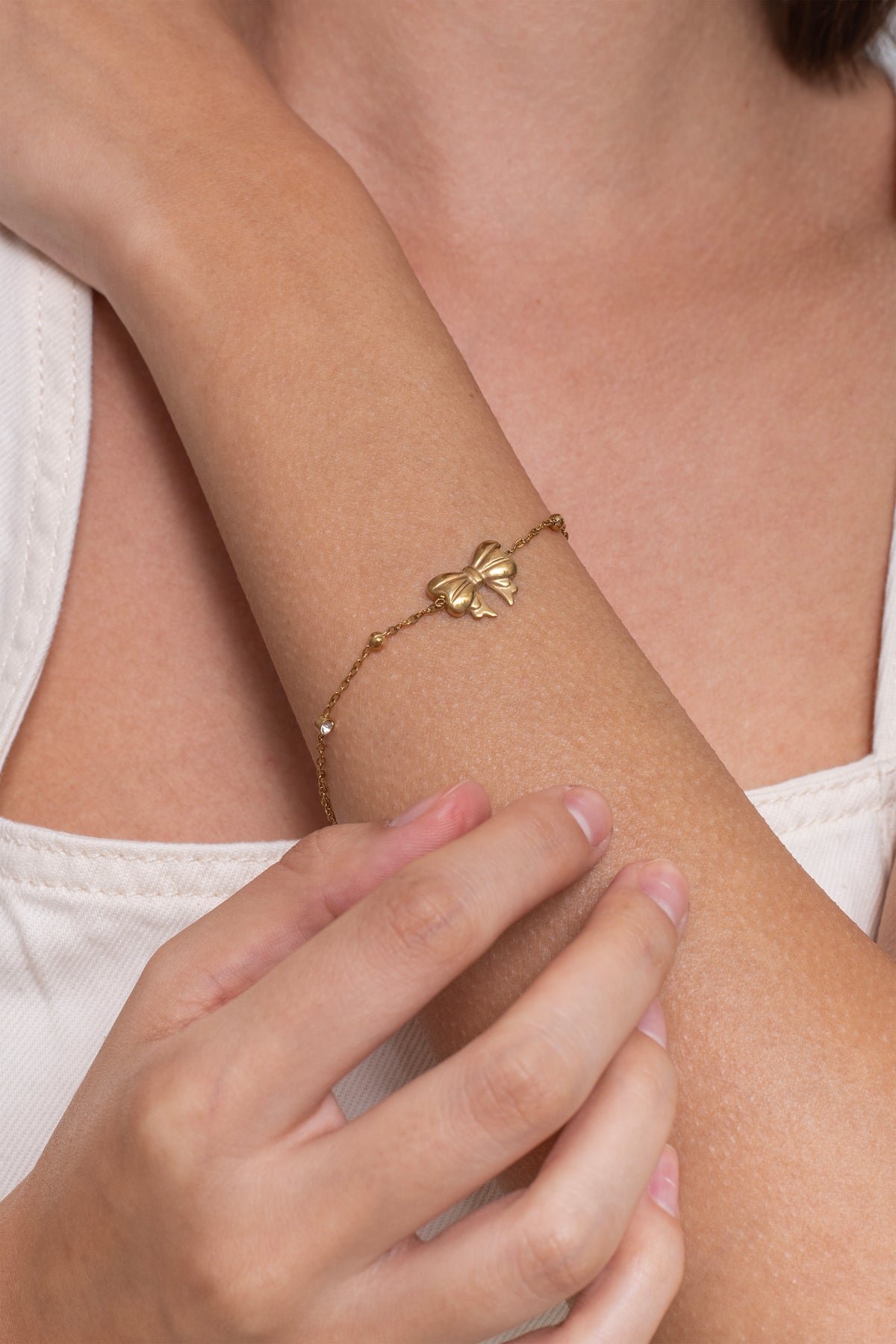 Tied Bracelet – 18K Gold Plated