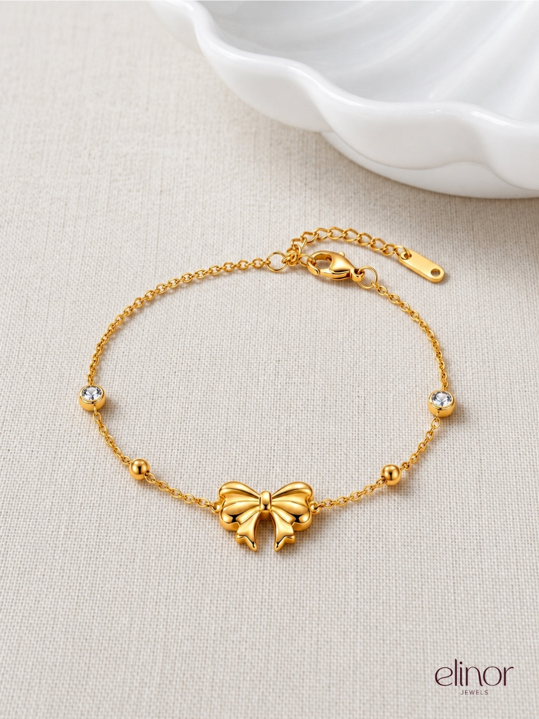 Tied bracelet – 18K Gold Plated image 2