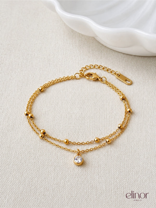 Trace Bracelet - 18K Gold Plated