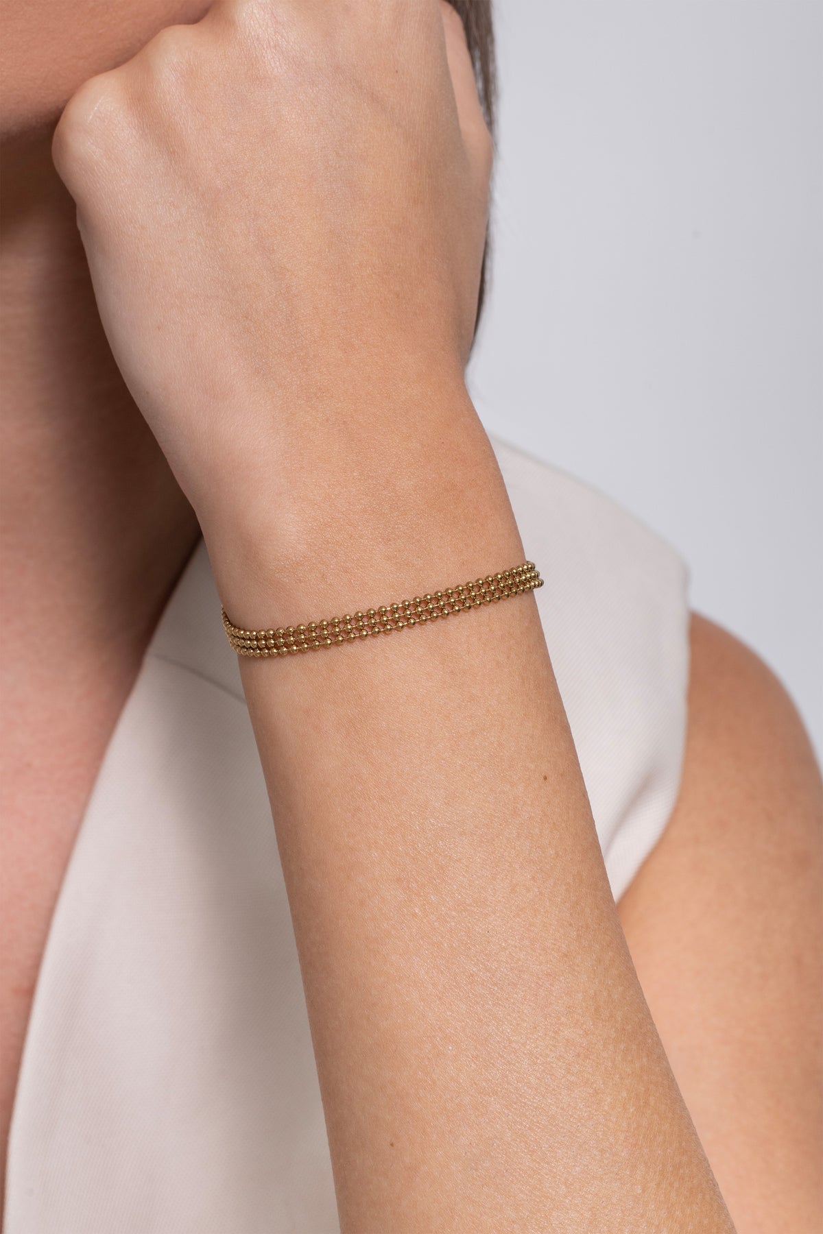 Tress Bracelet - 18k Gold Plated