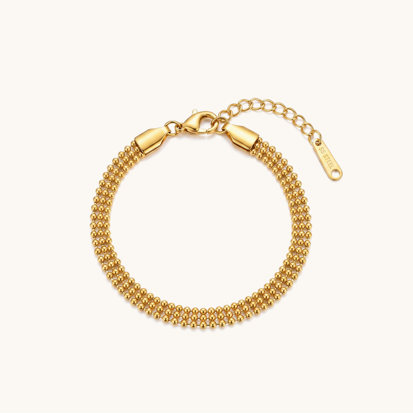 Tress bracelet - 18k Gold Plated