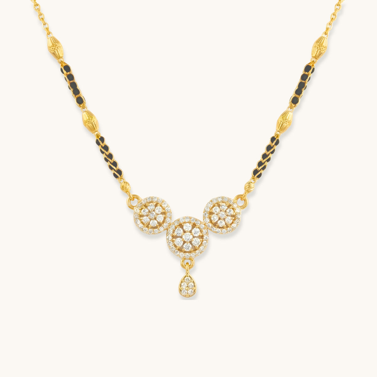 Triveni Mangalsutra - 18K Gold Plated image 1