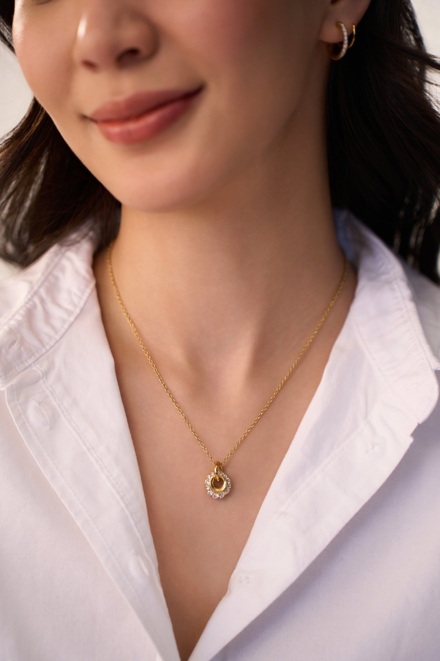 Lenora Necklace  - 18K Gold Plated