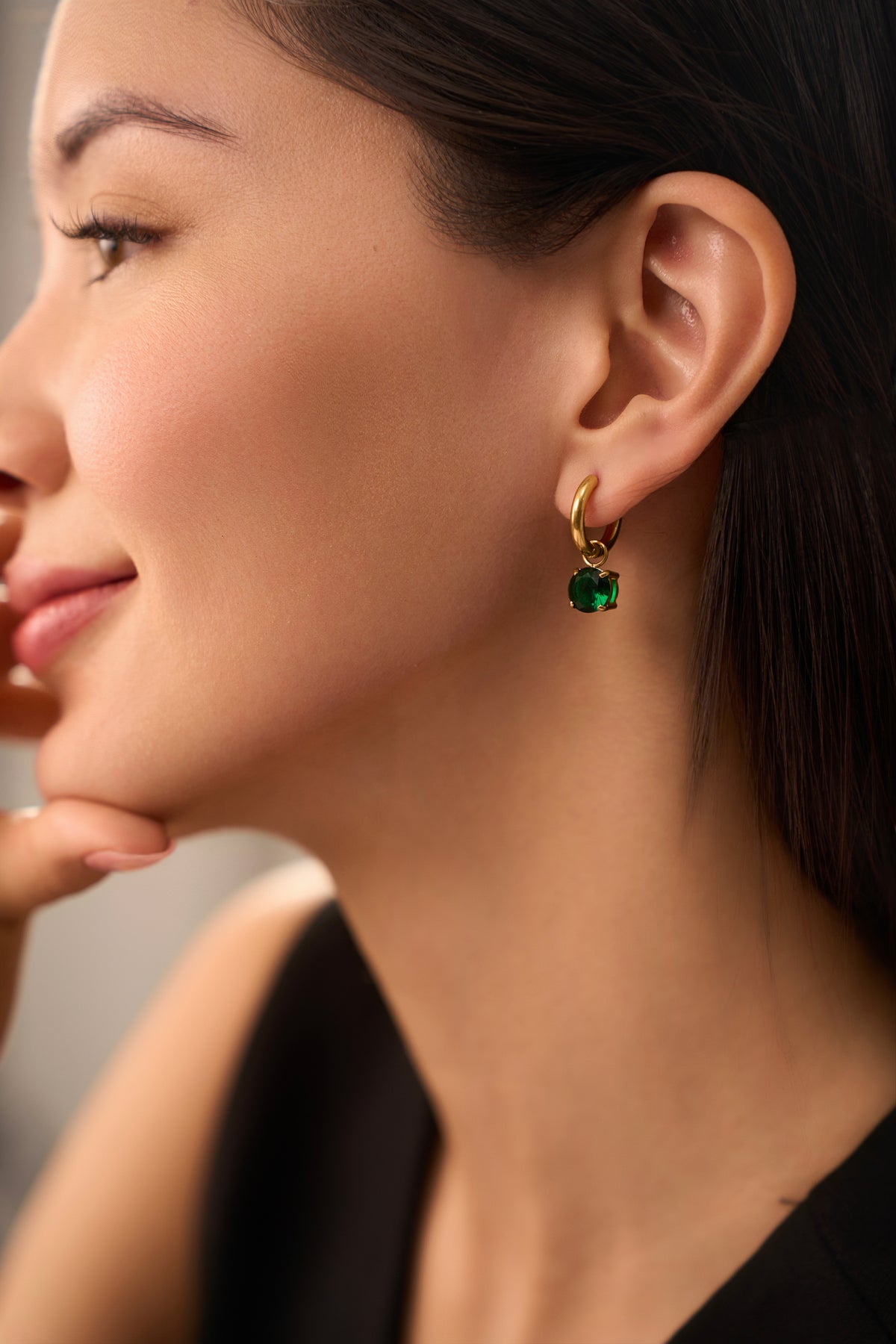 Bianca Earrings - 18K Gold Plated image 3