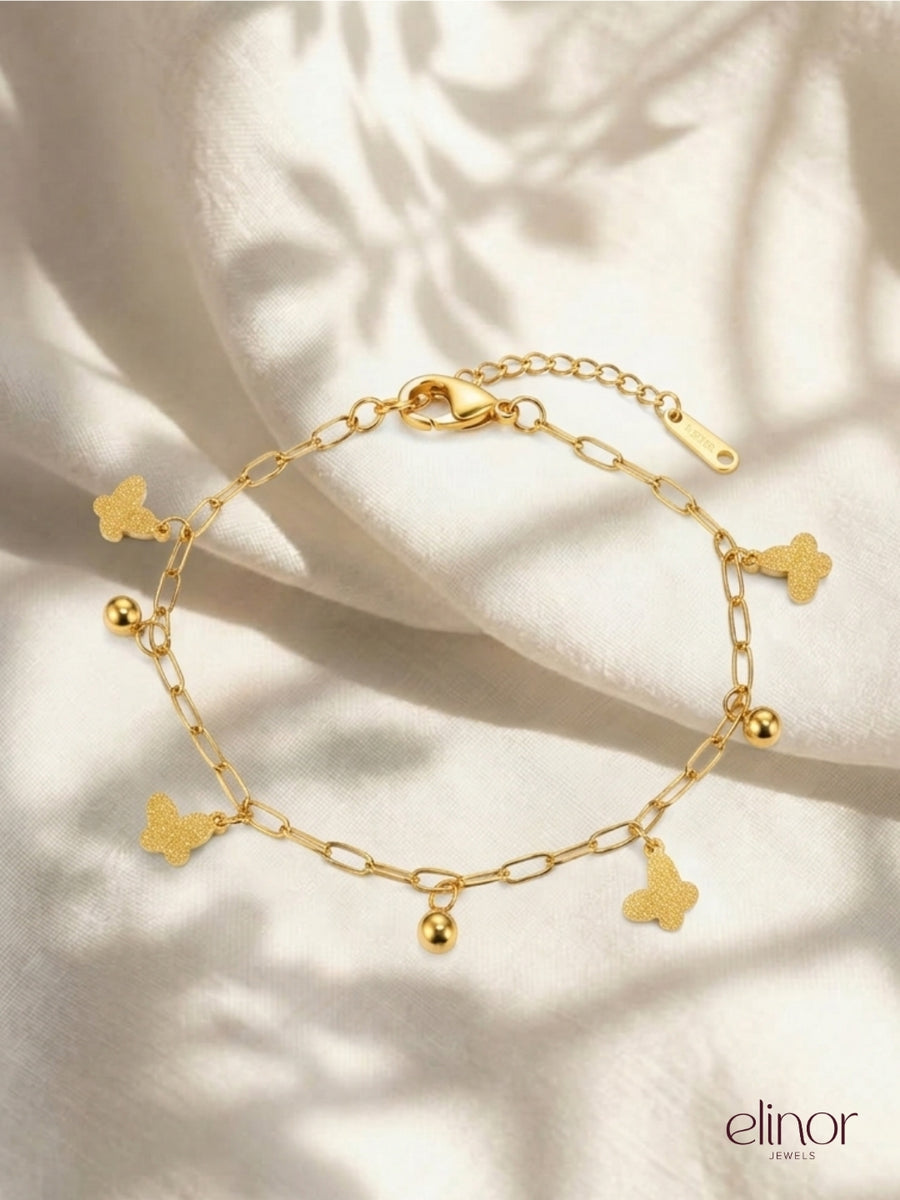 Vaela Dangler Bracelet – 18K Gold Plated image 2