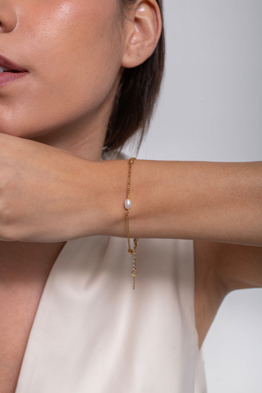 Veil Bracelet – 18K Gold Plated image 2