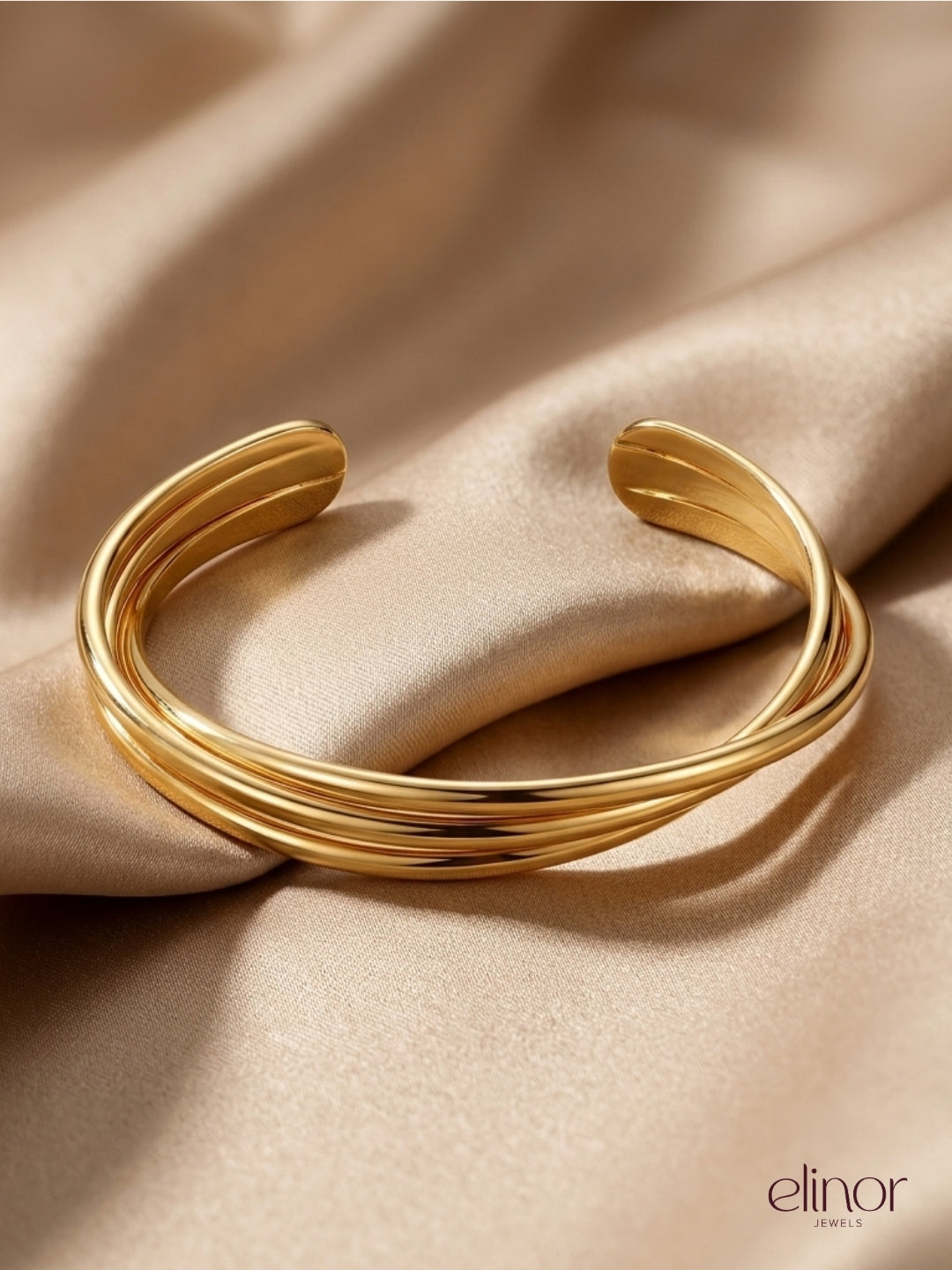 Velvet cuff - 18k Gold Plated