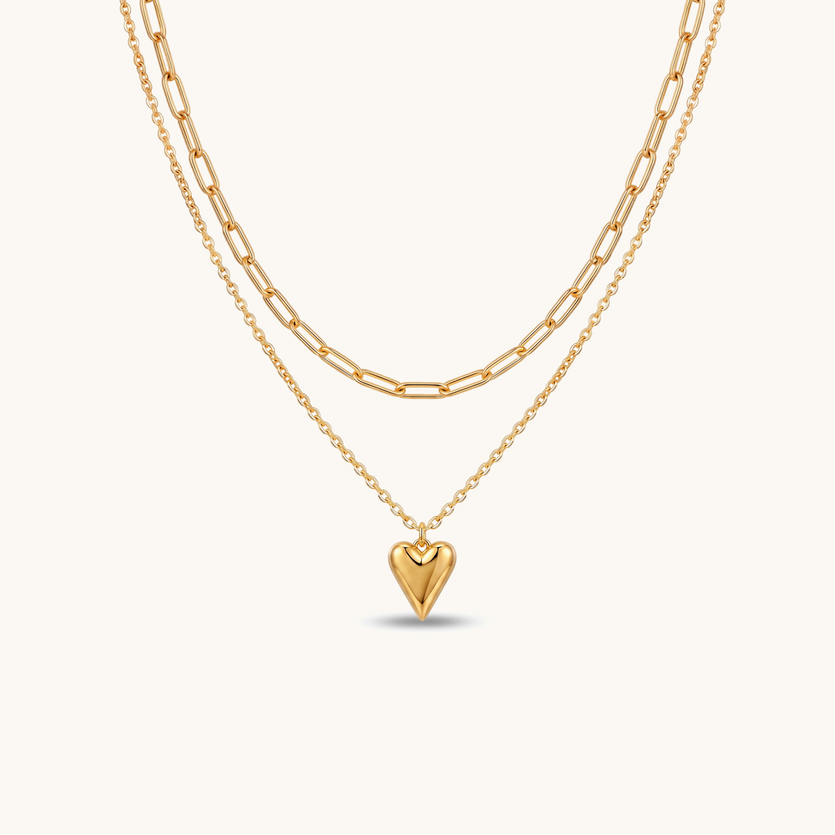 Veya Layered Necklace – 18K Gold Plated image 1