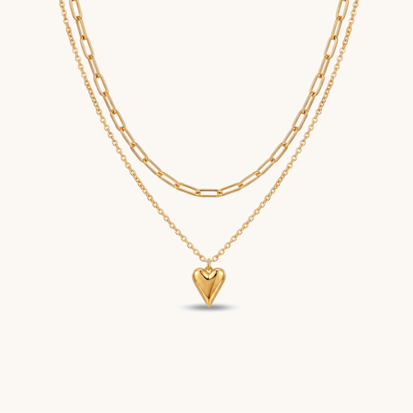 Veya Layered Necklace – 18K Gold Plated