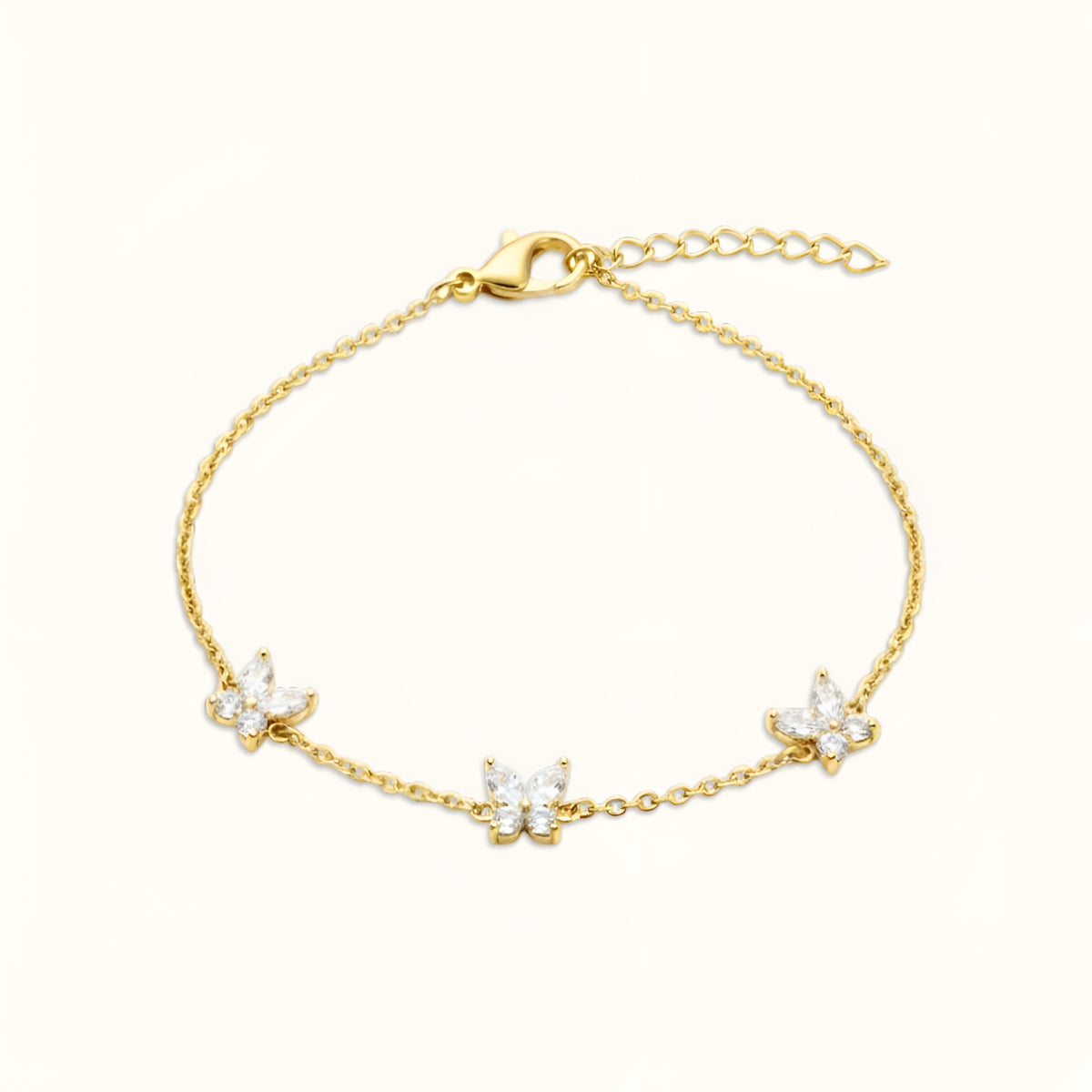 Evelyn Bracelet - 18k Gold plated image 1