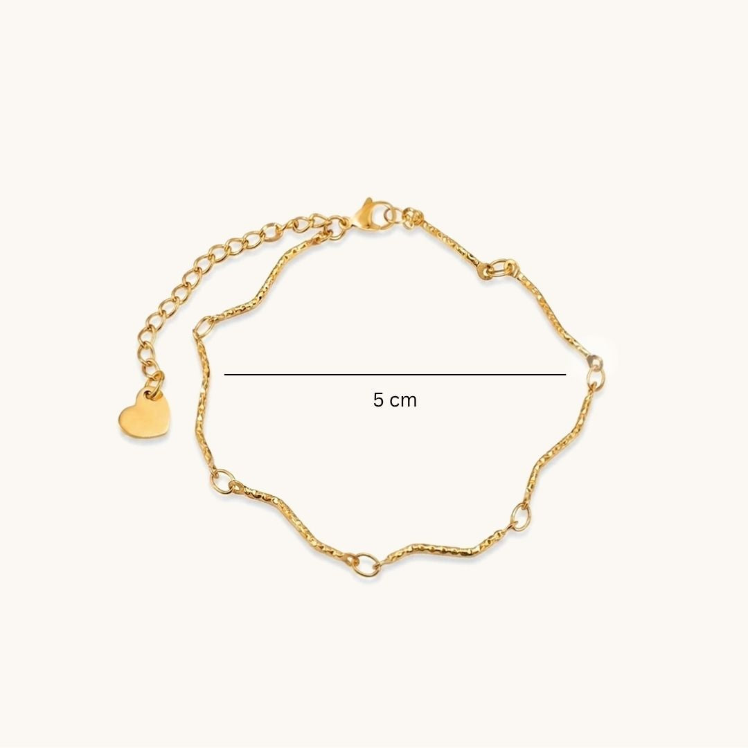 Ripple Bracelet – 18K Gold Plated image 2