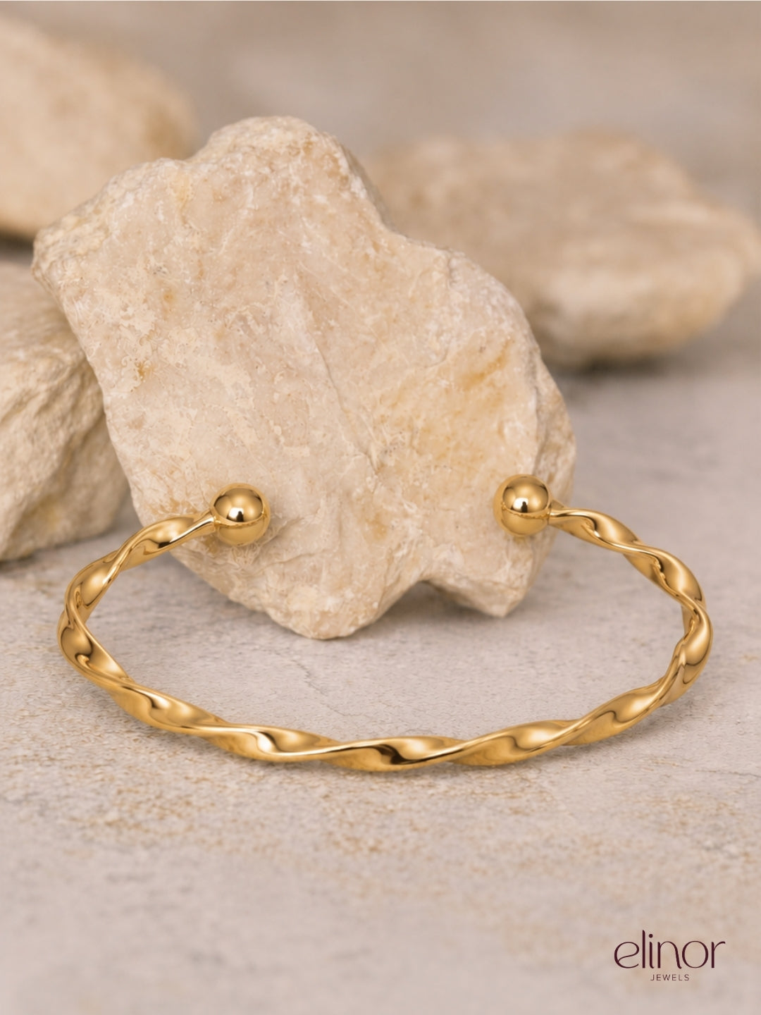 Wavy wrap cuff – 18K Gold Plated