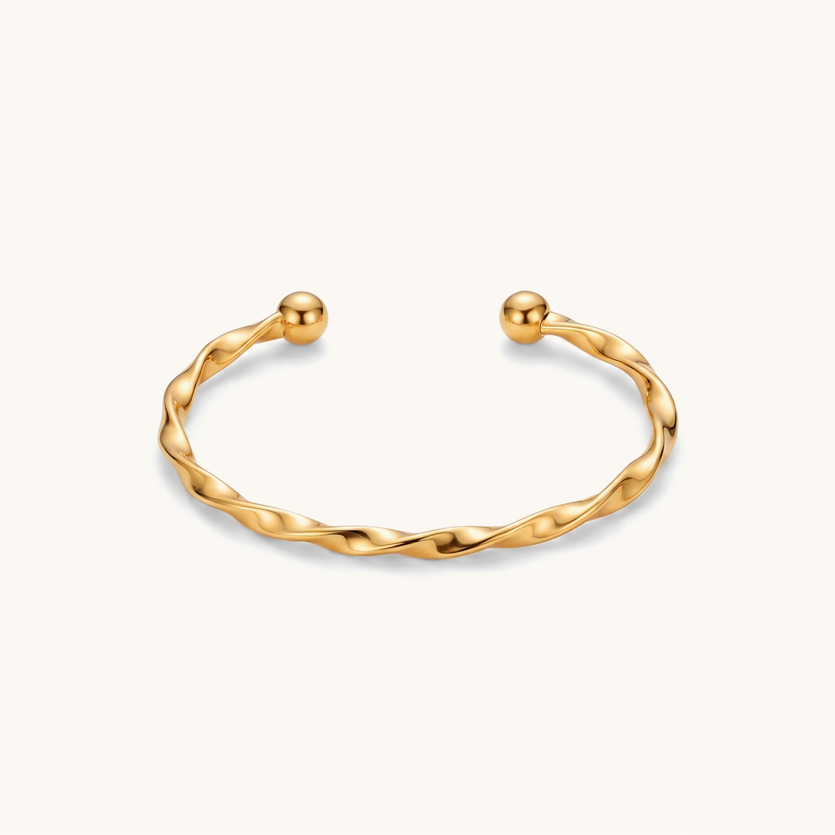 Wavy wrap cuff – 18K Gold Plated image 1