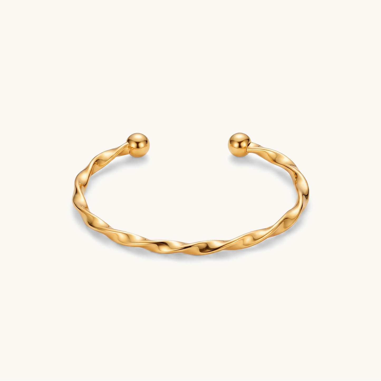 Wavy wrap cuff – 18K Gold Plated