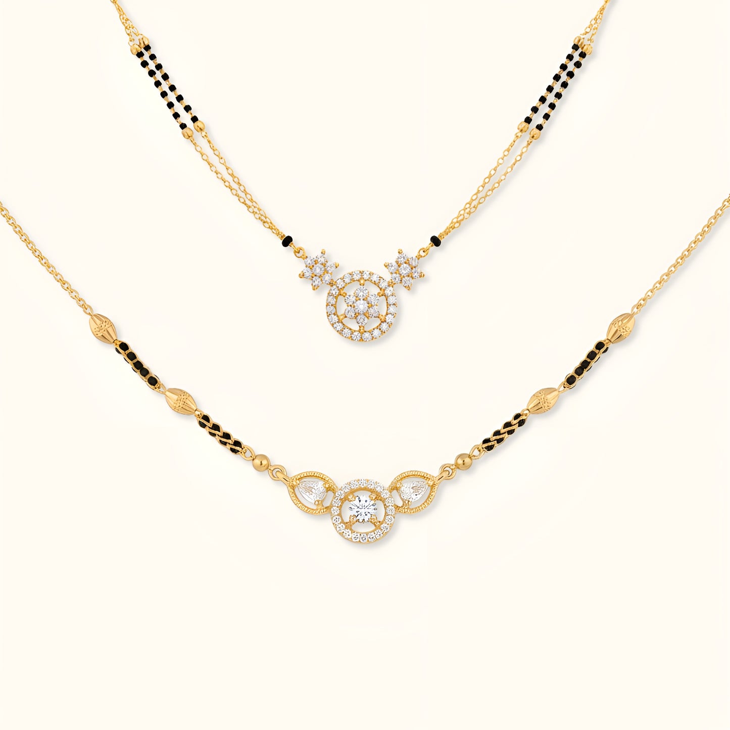 Zeya Mangalsutra and Ahana Mangalsutra Combo Set - Special Value Offer