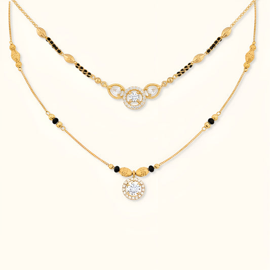 Zivah Mangalsutra and Zeya Mangalsutra Combo Set - Special Value Offer