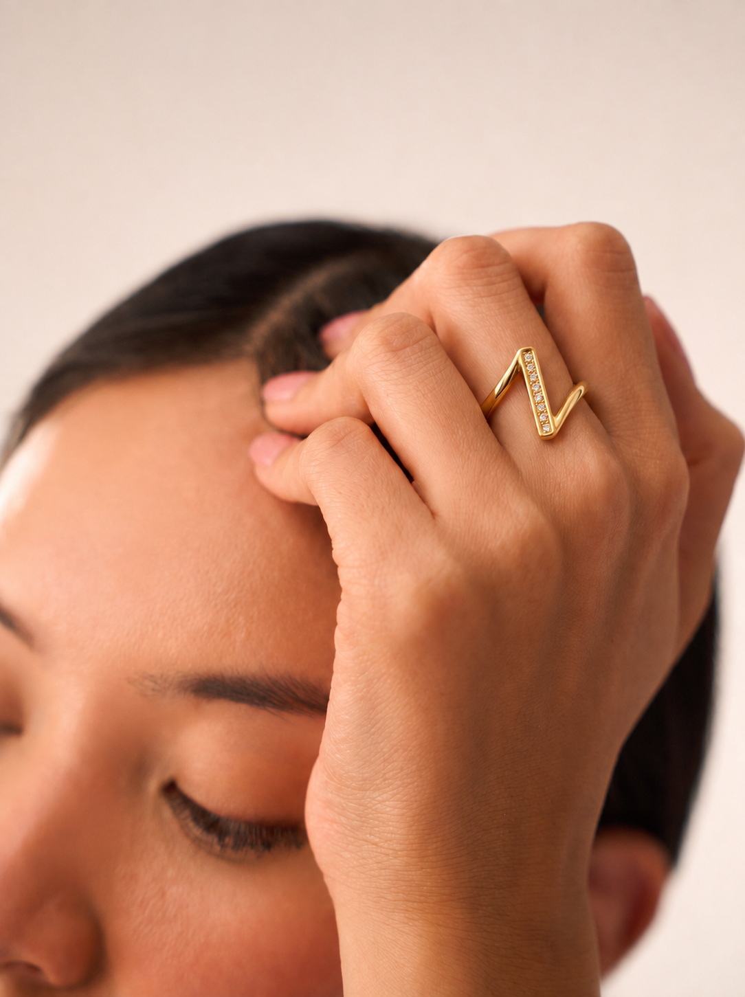 Zivra Ring – 18K Gold Plated image 2