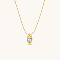Aura Gleam Necklace - 18K Gold Plated