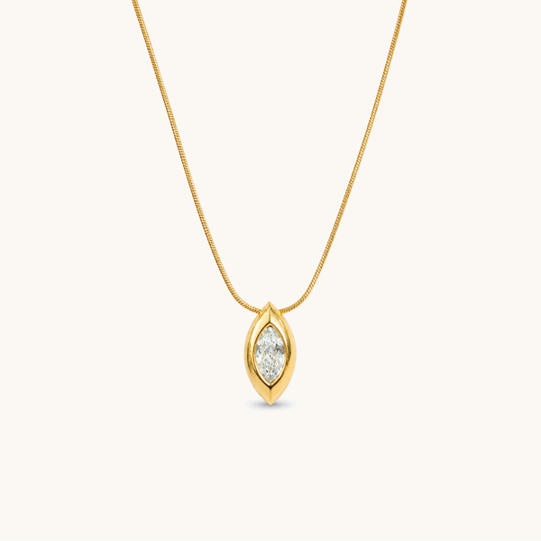 Aura Gleam Necklace - 18K Gold Plated