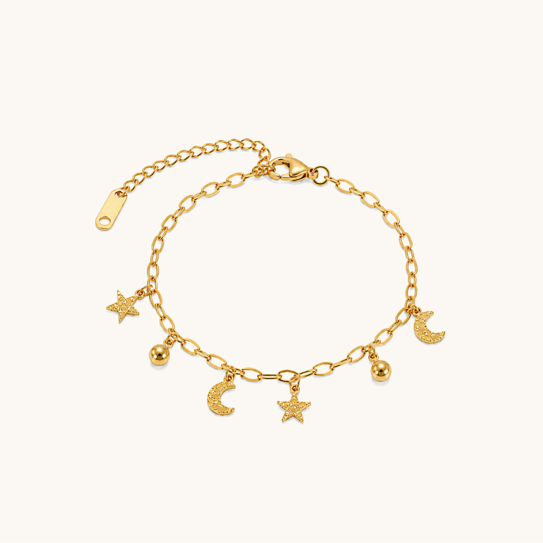 Cosmo Charm Bracelet - 18K Gold Plated image 1