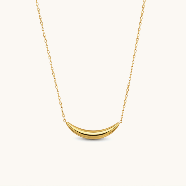 Crescent Necklace - 18K Gold Plated