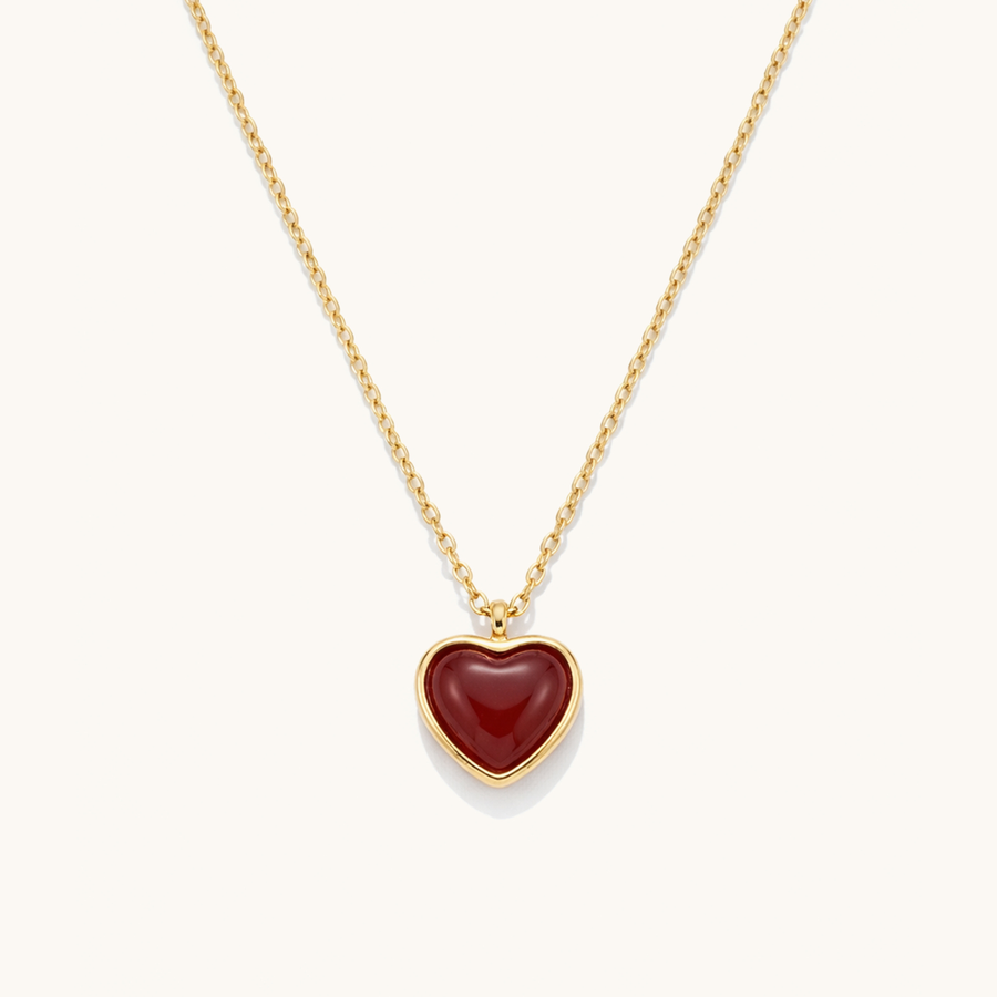 Eila Heart Necklace - 18K Gold Plated image 1