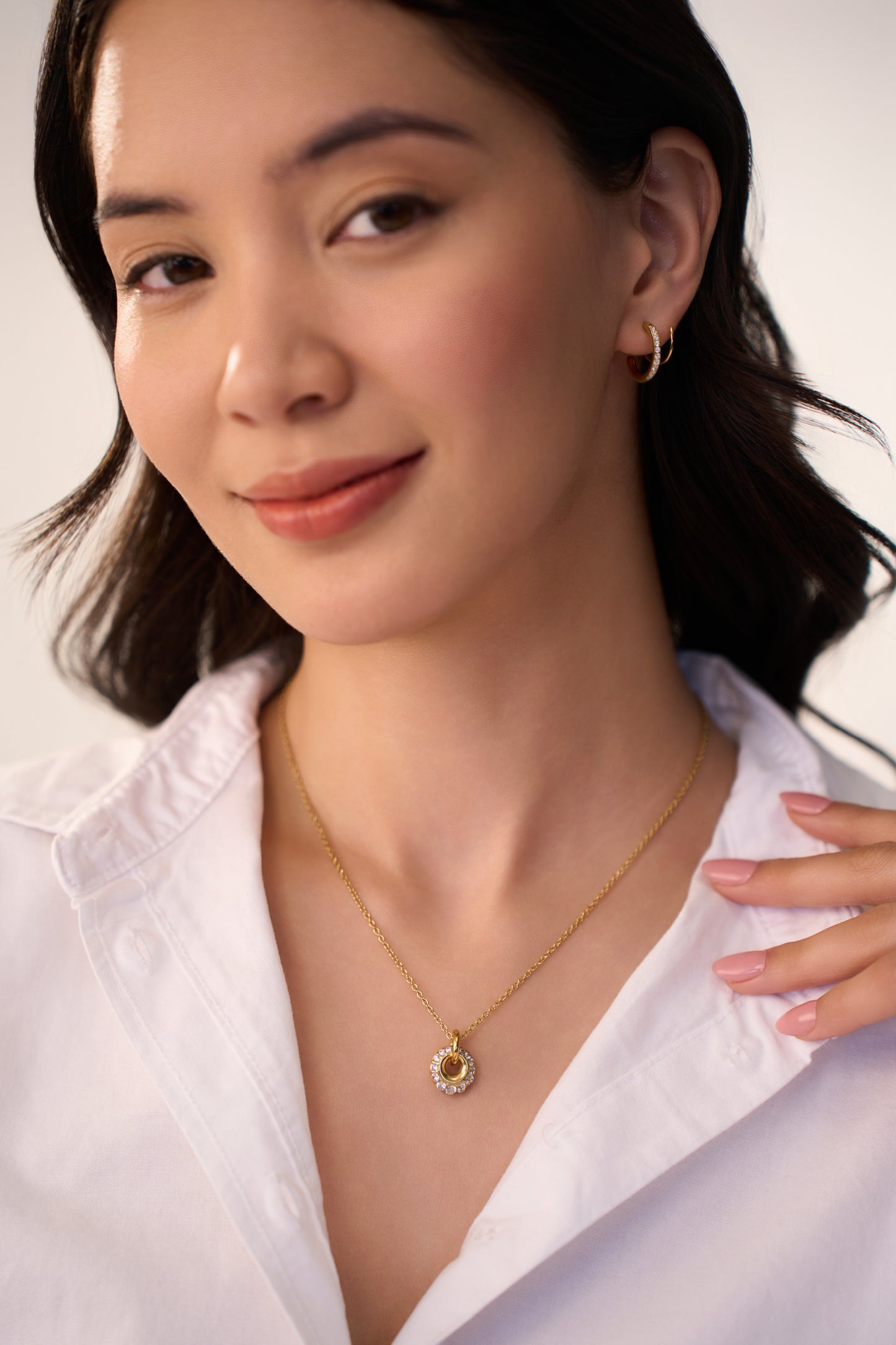 Lenora Necklace  - 18K Gold Plated