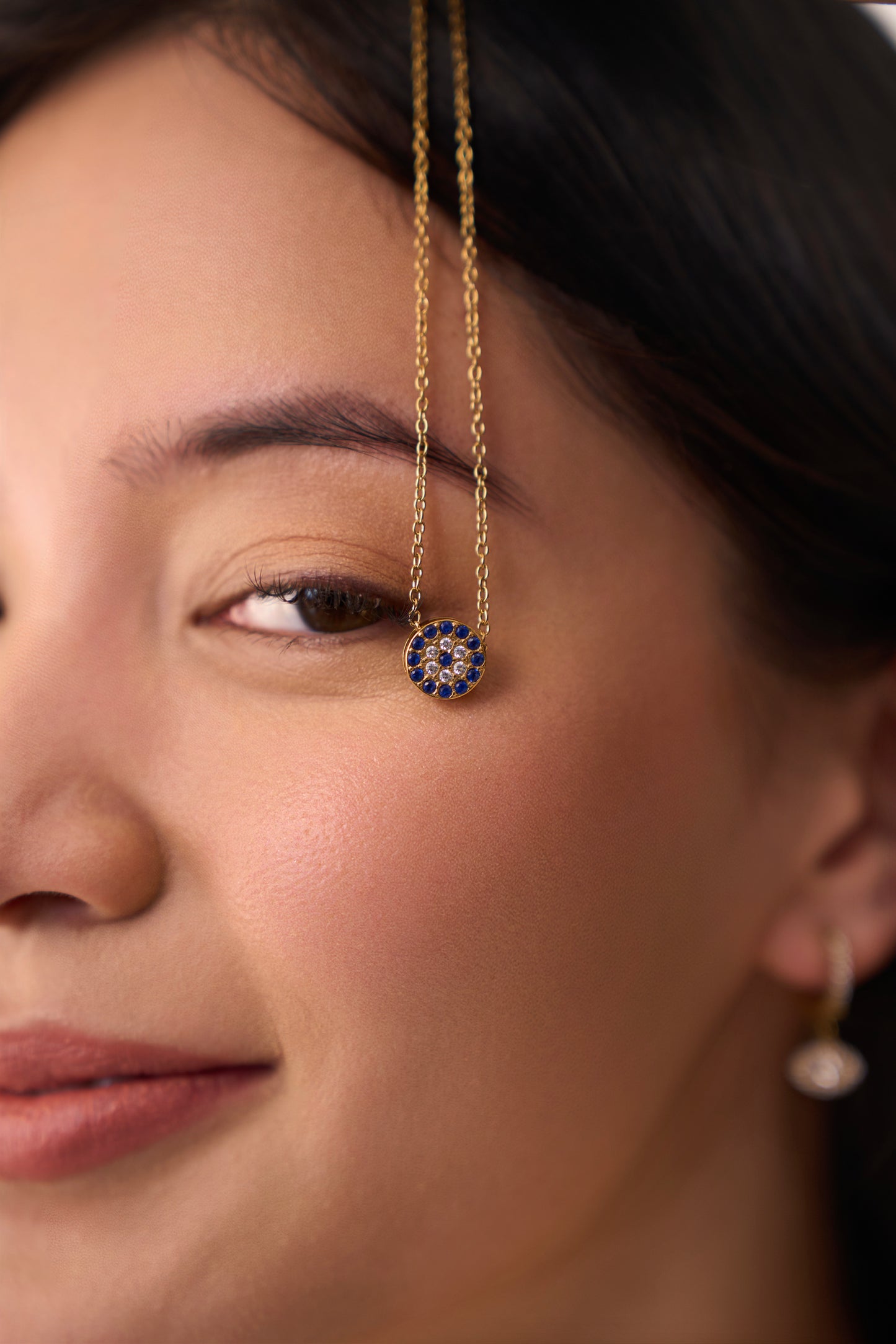 Nazar Evil Eye Necklace  - 18K Gold Plated