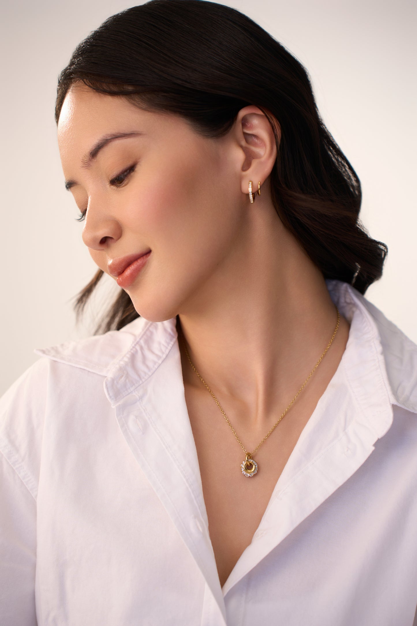 Lenora Necklace  - 18K Gold Plated