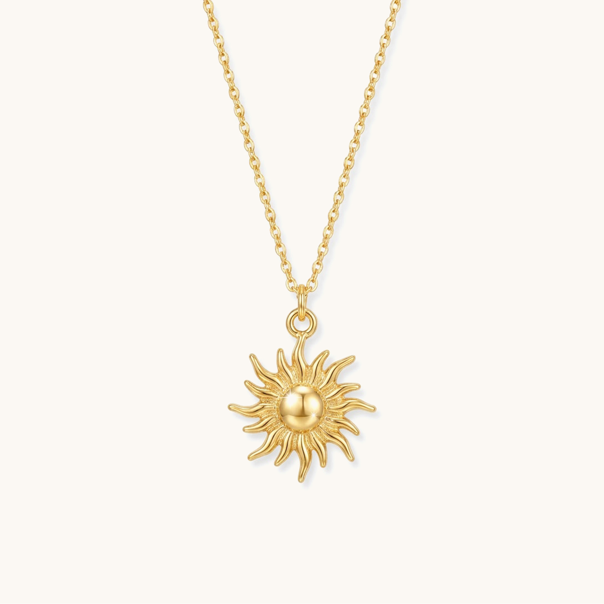 Flare Necklace - 18k Gold Plated image 1