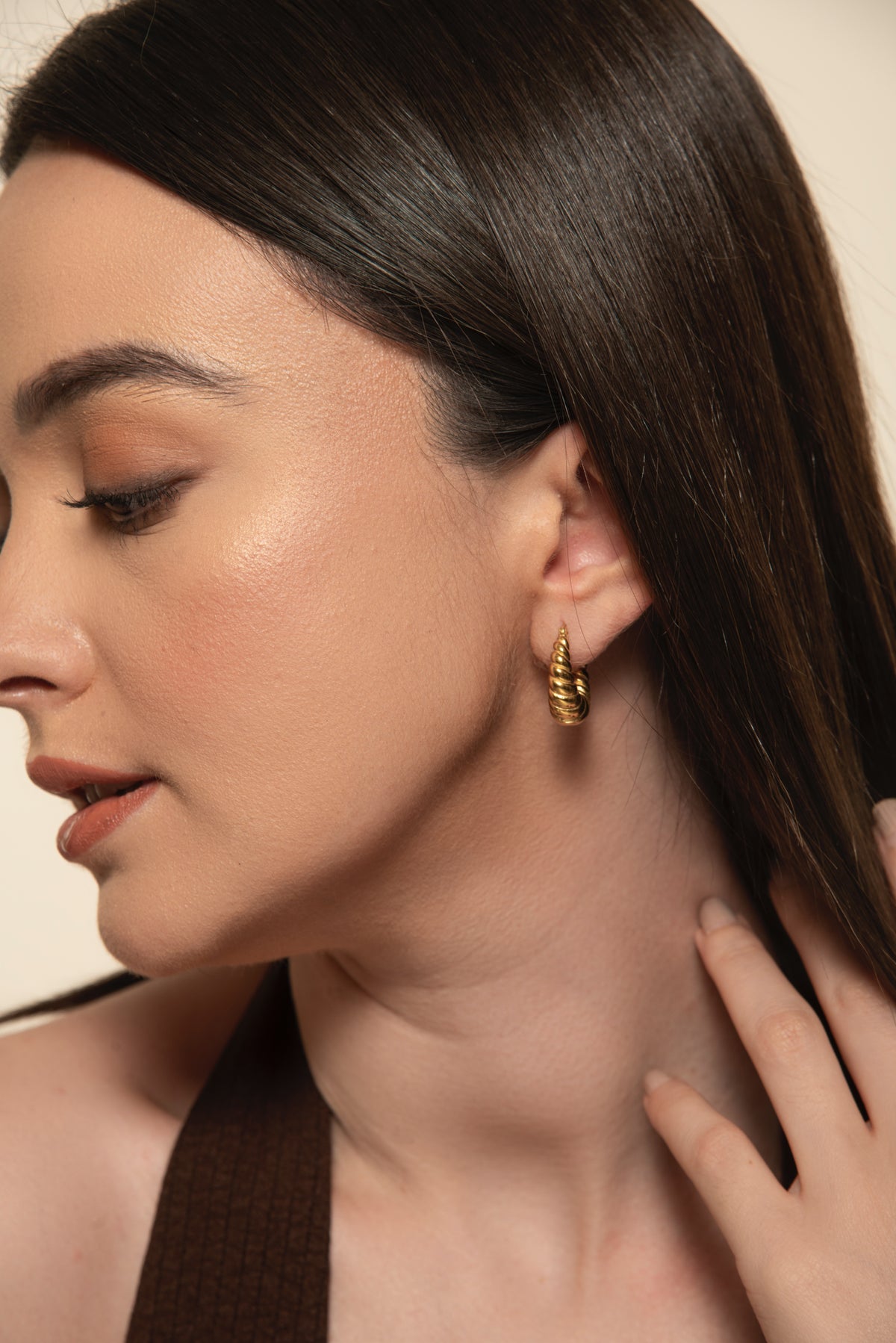 Effie Hoops - 18K Gold Plated image 6