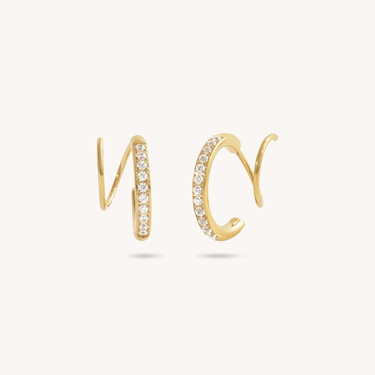 Olivia earrings - 18K Gold Plated – Elinor Jewels