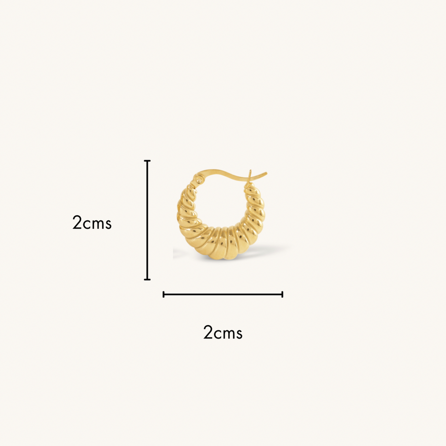 Effie Hoops - 18K Gold Plated image 10