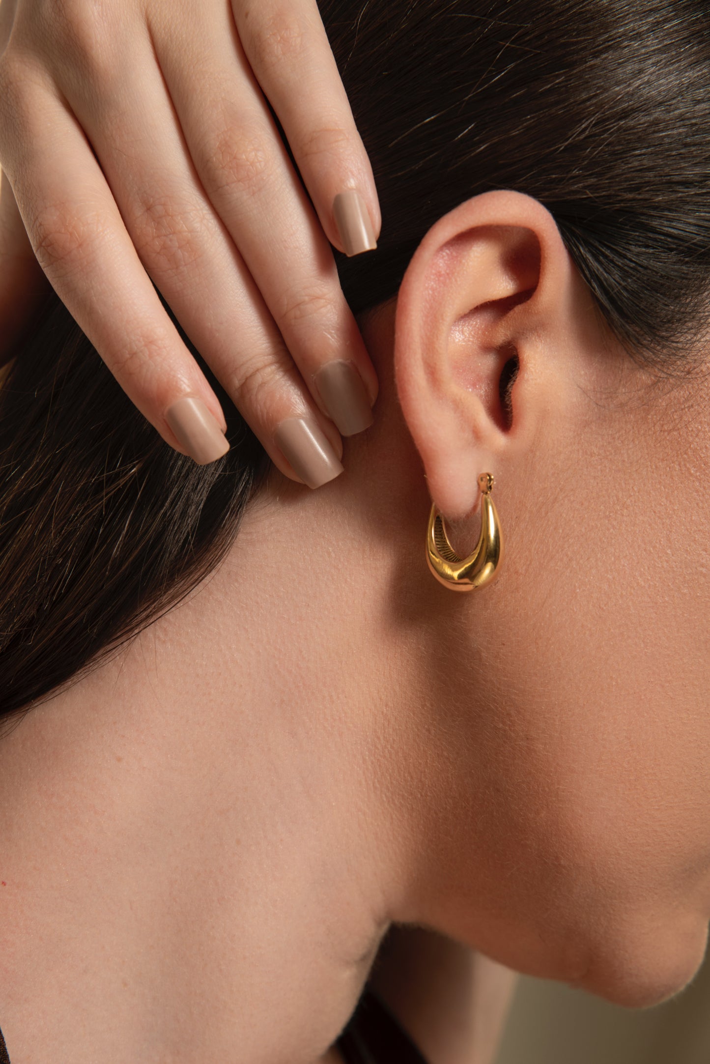 Edwina Hoops - 18K Gold Plated