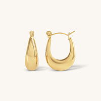 Edwina Hoops - 18K Gold Plated