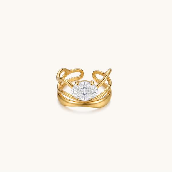 Ivia Ring - 18K Gold Plated