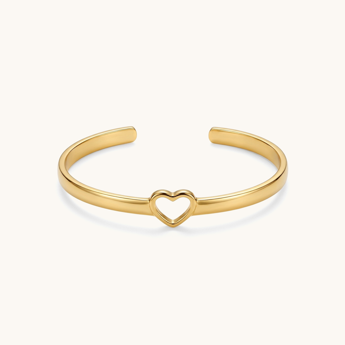 Love Cuff - 18K Gold Plated image 1