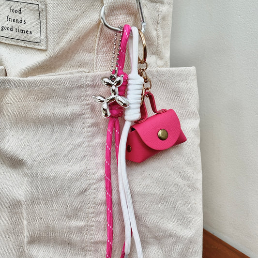 Pink Baguette Charm