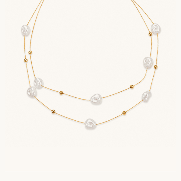 Marina Layered Necklace - 18K Gold Plated