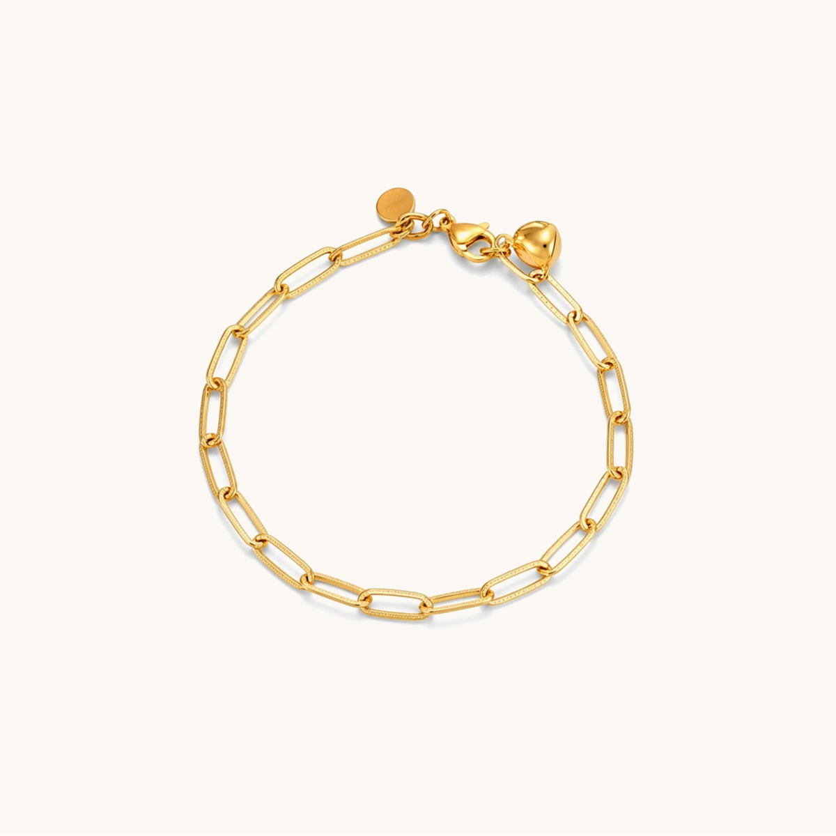 Milan Link Bracelet – 18K Gold Plated image 1