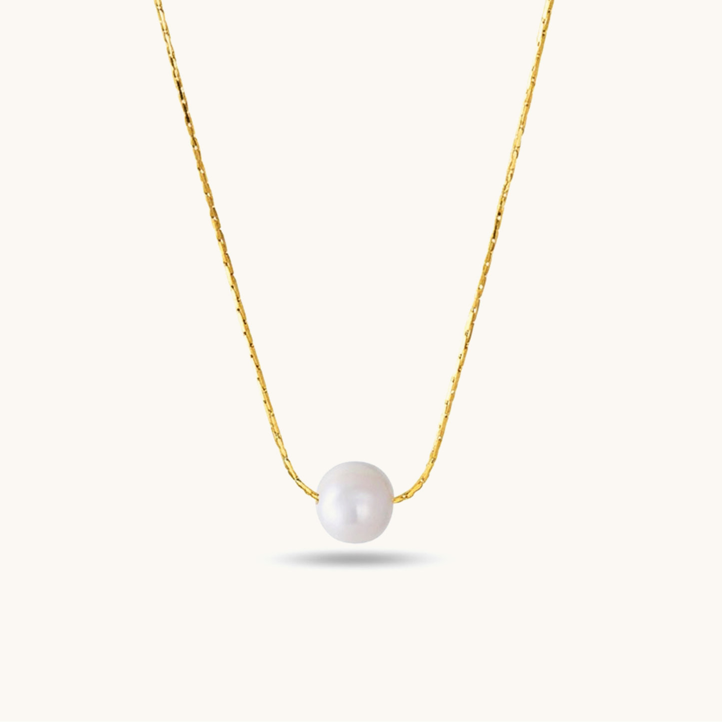 Zia Pearl Necklace - 18K Gold Plated