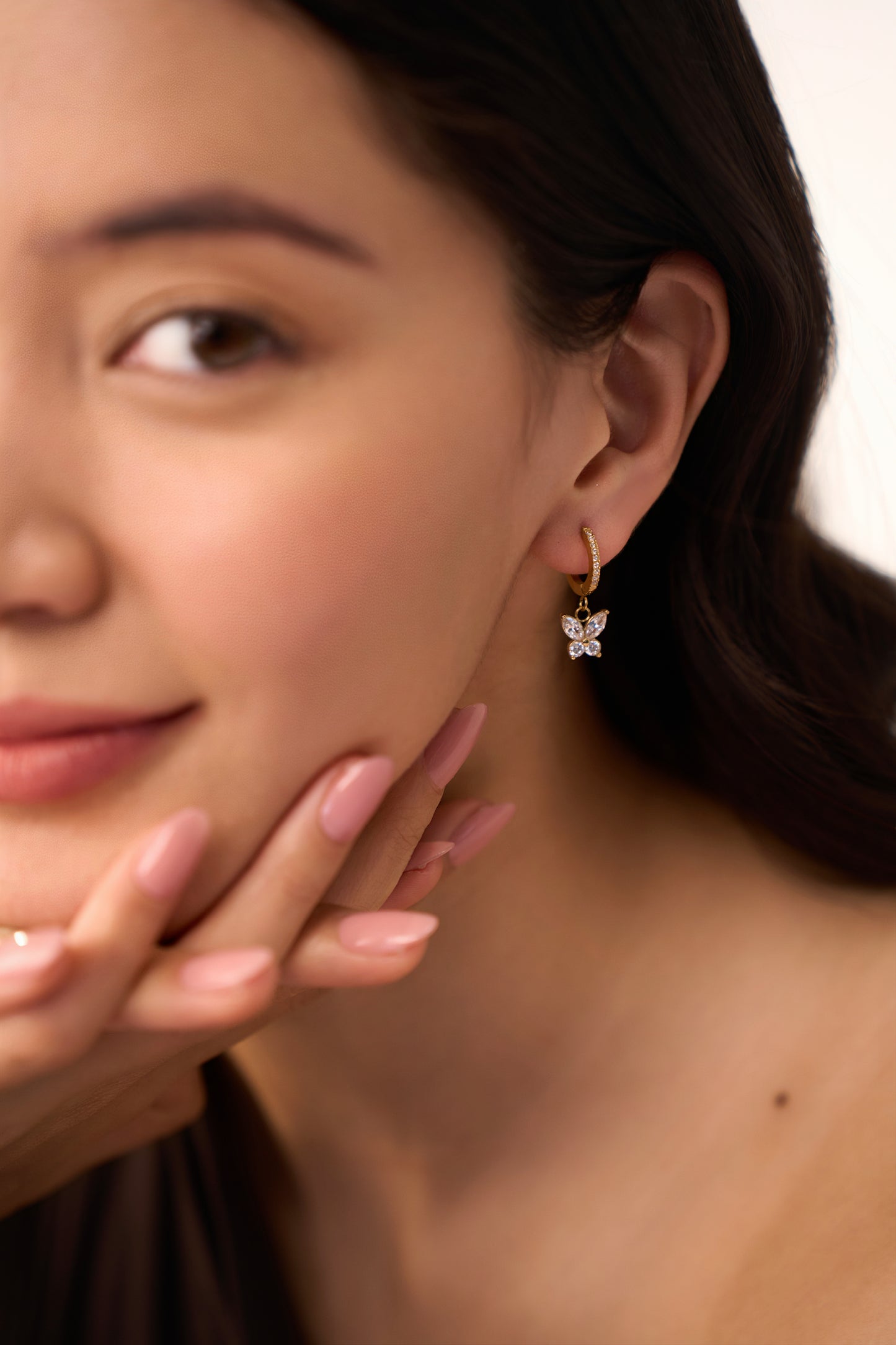 Alina Huggies - 18K Gold Plated