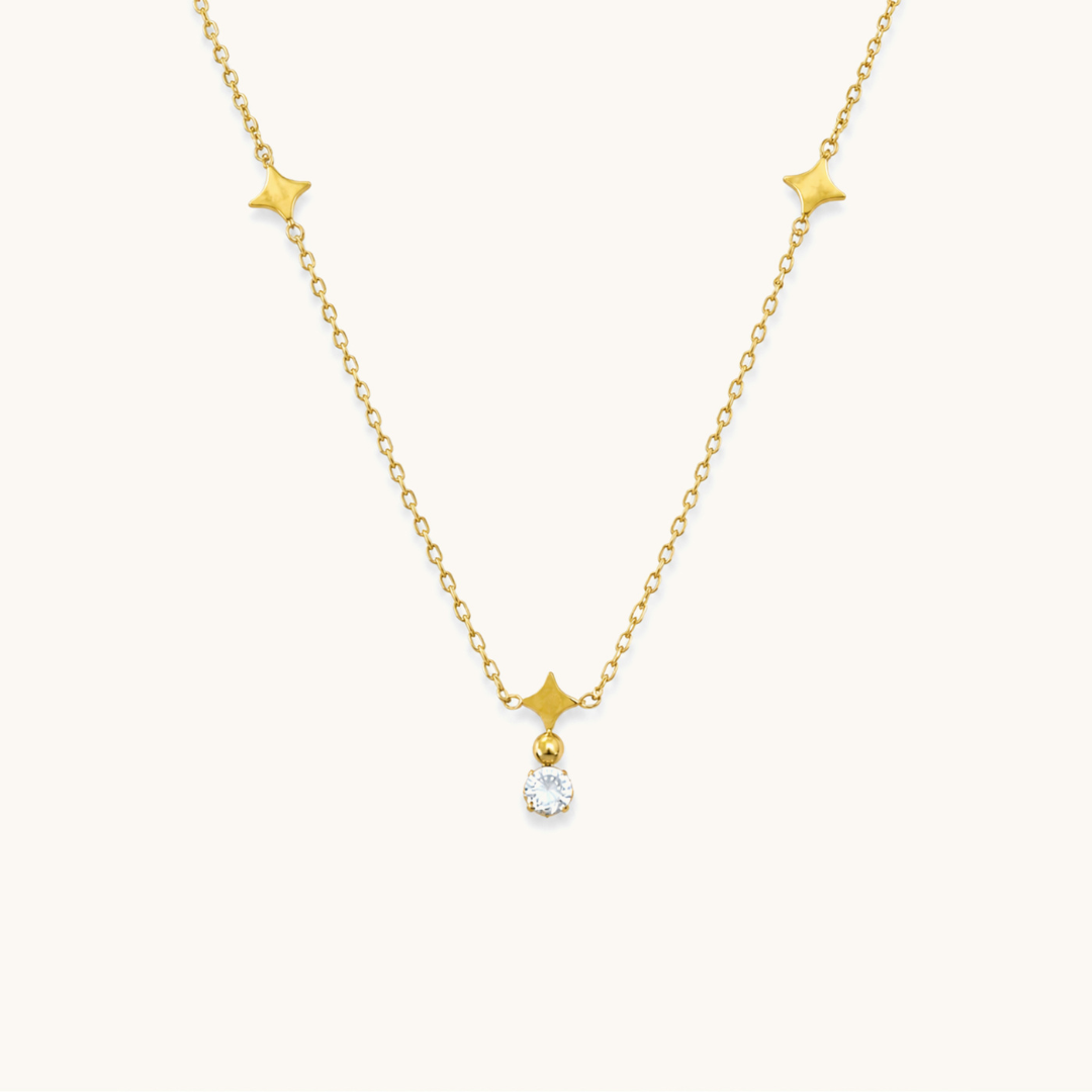Nova Drop Necklace - 18K Gold Plated