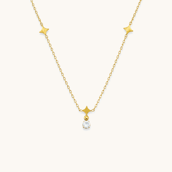 Nova Drop Necklace - 18K Gold Plated