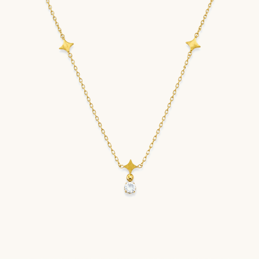 Nova Drop Necklace - 18K Gold Plated image 1