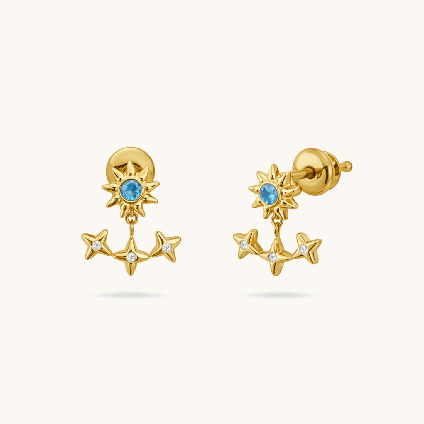 Riri Earrings - 18K Gold Plated