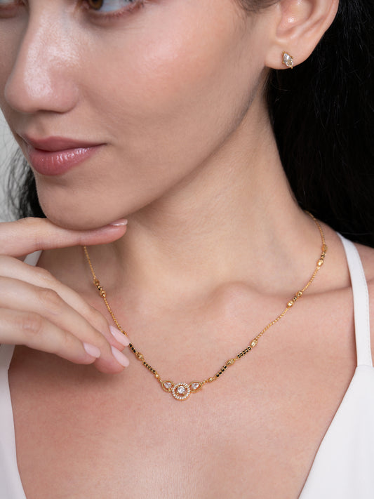 Zeya Mangalsutra - 18K Gold Plated