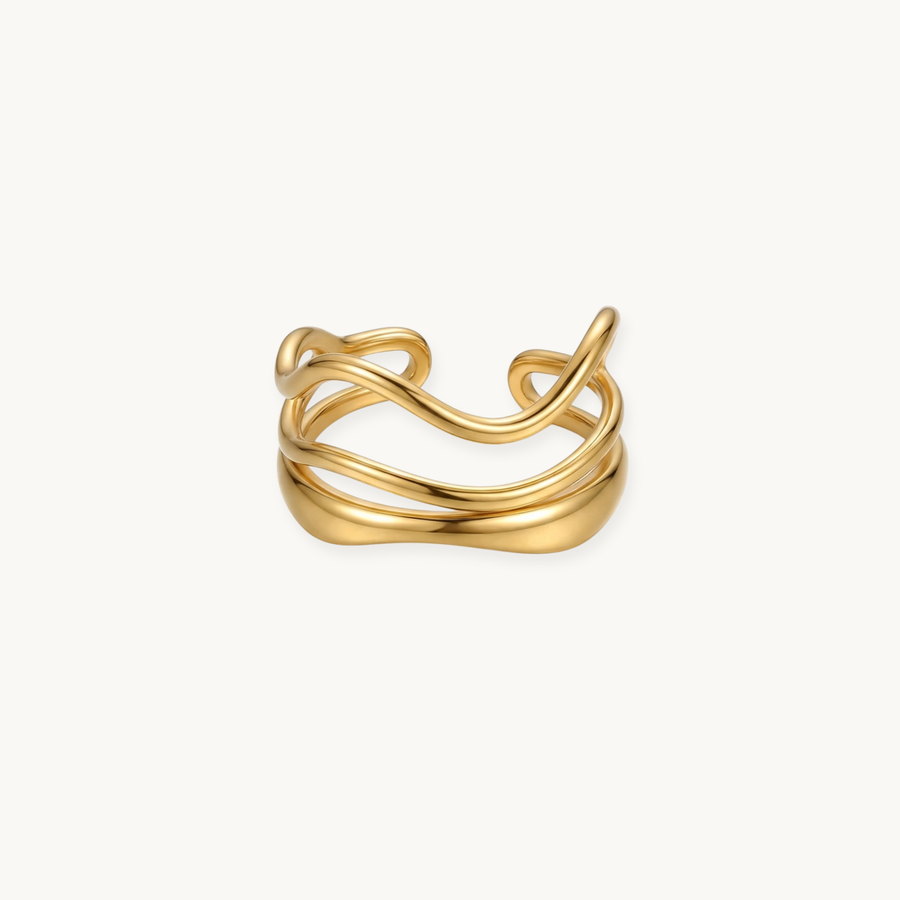 Sarah Ring - 18K Gold Plated image 1