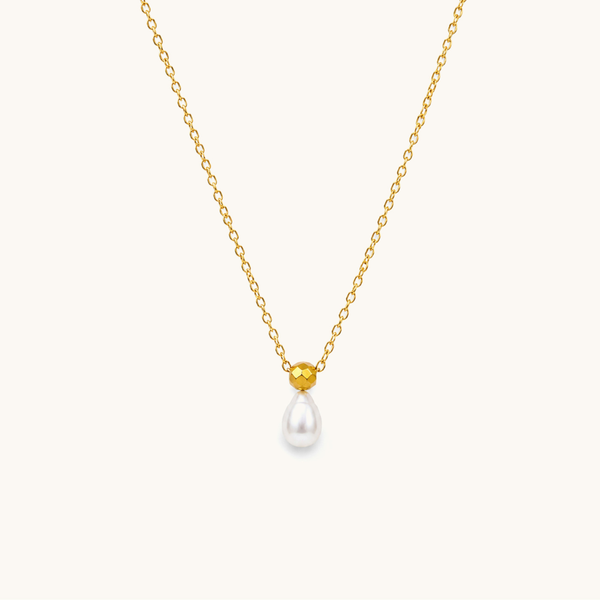 Serene Pearl Necklace - 18K Gold Plated
