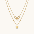 Stack Me Love Necklace - 18K Gold Plated